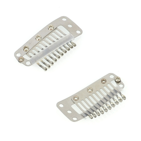 CLIP groß J silbern