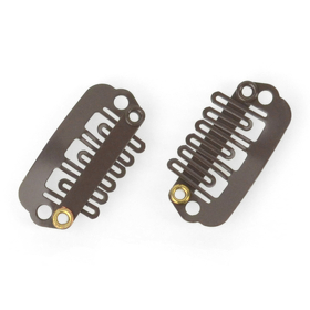 Clip klein M, dunkelbraun