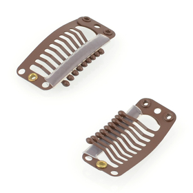 CLIP mittelgroß N mittelbraun