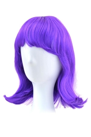 PERUKA FIOLETOWA SYNTETYCZNA