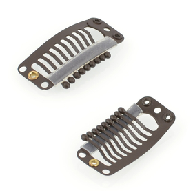 CLIP mittelgroß N dunkelbraun